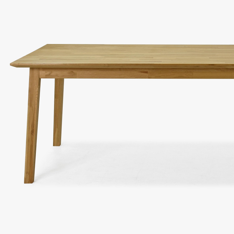 Dřevěný dubový stůl až pro 10 lidí 250 x 100 cm , Jídelní stoly- 7
