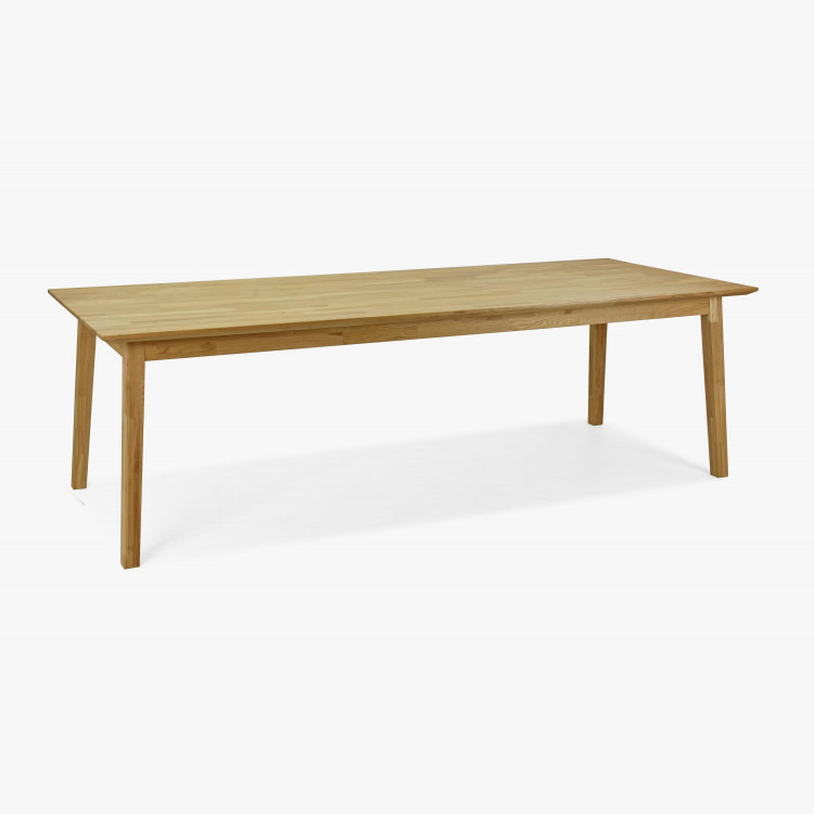 Dřevěný dubový stůl až pro 10 lidí 250 x 100 cm , Jídelní stoly- 4