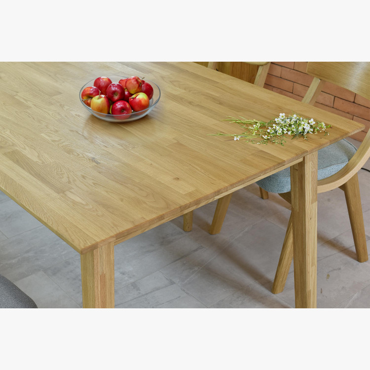 Dřevěný dubový stůl až pro 10 lidí 250 x 100 cm , Jídelní stoly- 11
