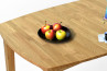 Dřevěný dubový rozkládací stůl 160 - 210 cm, matný lak , Jídelní stoly- 16