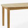 Dřevěný dubový rozkládací stůl 160 - 210 cm, matný lak , Jídelní stoly- 6