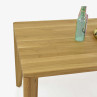 Dřevěný set 4 židlí a stolu z masiv dub , Jídelní sety- 11