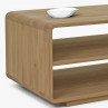 Zaoblený dřevěný konferenční stolek , Konferenční stolky- 6