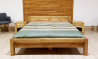 Bukový noční stolek v barvě dub , Jednolůžkové postele- 4