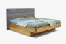 Dřevěná postel  s úložným prostorem 180 x 200, Klaudia , Postele- 12