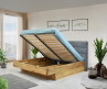 Dřevěná postel  s úložným prostorem 180 x 200, Klaudia , Postele- 8