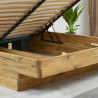 Dřevěná postel  s úložným prostorem 180 x 200, Klaudia , Postele- 5