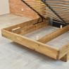 Dřevěná postel  s úložným prostorem 180 x 200, Klaudia , Postele- 9