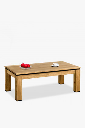 Dubový konferenční stolek 120 x 70 cm , Vitríny- 1