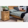 Jednolůžková postel rustikální , Selský nábytek- 5