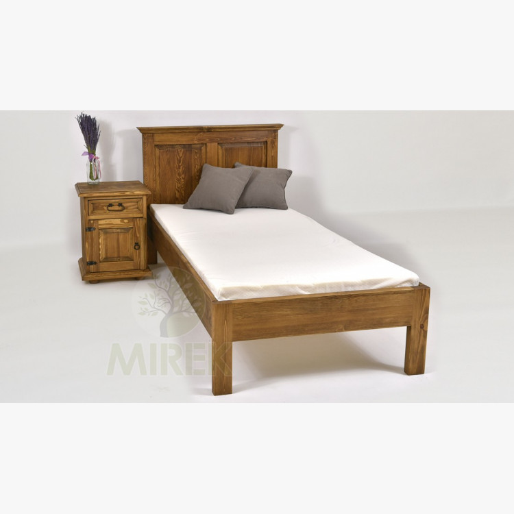 Jednolůžková postel rustikální , Selský nábytek- 9