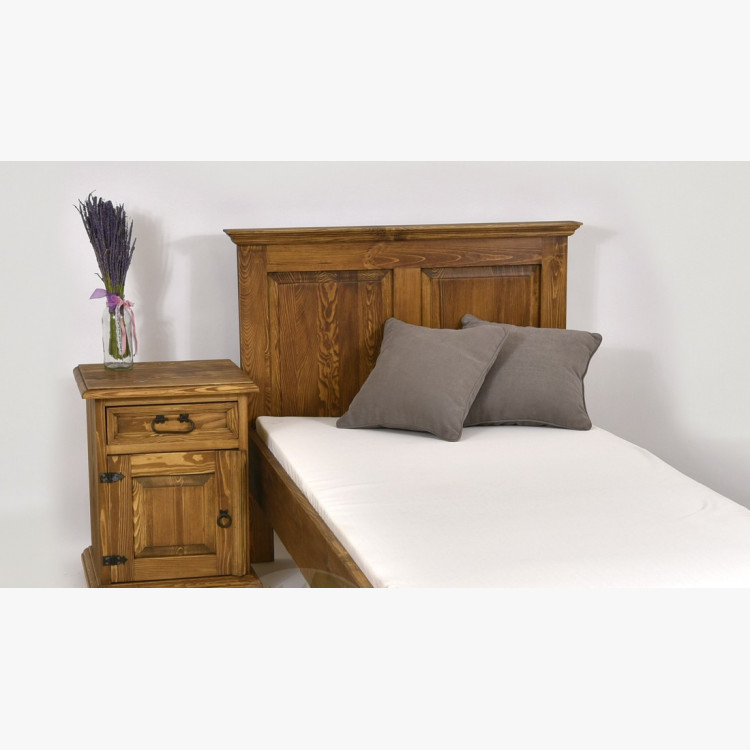 Jednolůžková postel rustikální , Selský nábytek- 10