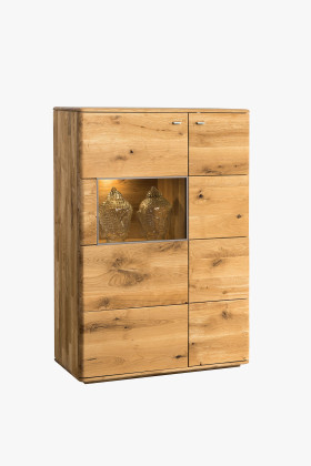 Vysoká komoda s jednou prosklenou částí, Texas typ 45