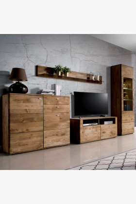 Kratší televizní stolek z dubu, Texas 21 DP 2