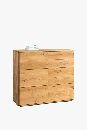 Vysoká komoda z dubu do obýváku, Typ 46 ON