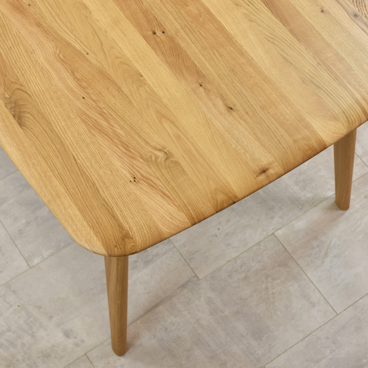 Luxusný dubový rozkladací jedálenský stôl 160 × 90 cm