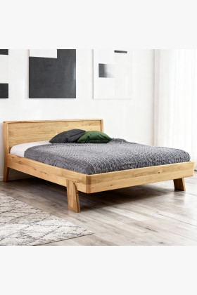 Manželská postel z dubového masivu, Siena 180 x 200 cm