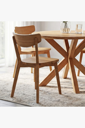 Dubová židle Hanka – celomasivní jídelní židle 2