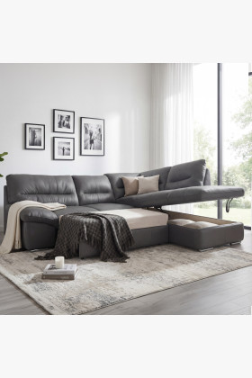 Rohová sedací souprava - pravá kůže Stone, William roh v pravo 2