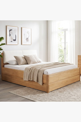 Postel 160 cm s úložným prostorem manželská , Helsinki Olej