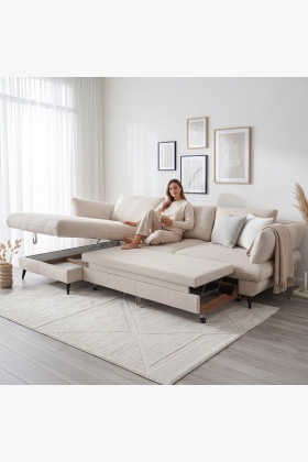 Rohová sedačka BALOU - levý roh 2