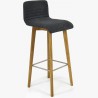 Barová židle dubová, tmavě šedá Arosa , Barové židle- 3