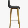 Barová židle dubová, tmavě šedá Arosa , Barové židle- 5
