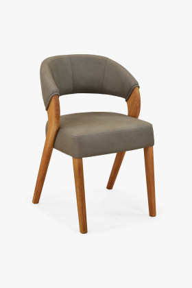 Luxusní designová židle z dubu model Naomi, Almondo