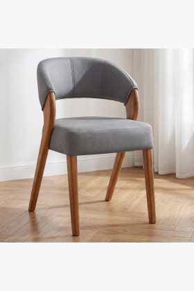 Luxusní designová židle z dubu model Naomi, Almondo 2