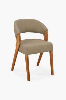 Luxusní designová židle z dubu model Naomi, Almondo