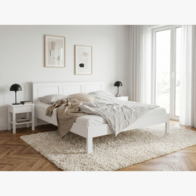 Postel ve provence stylu 160 x 200 masiv borovice