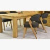 Designové židle dub včetně dubového stolu