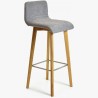 Barová židle dubová, světlá šedá Arosa , Barové židle- 1