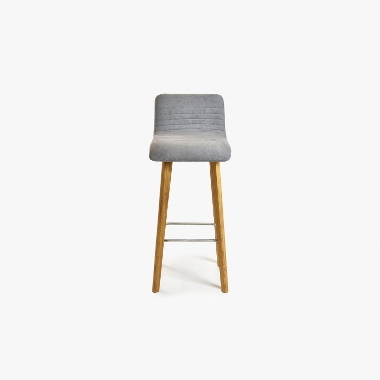 Barová židle dubová, světlá šedá Arosa , Barové židle- 2