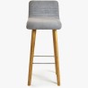 Barová židle dubová, světlá šedá Arosa , Barové židle- 2