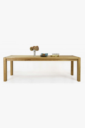 Jídelní stůl pro 10 osob z masivu dub , Zlatko 240 x 100 cm , Dubové jídelní stoly- 1