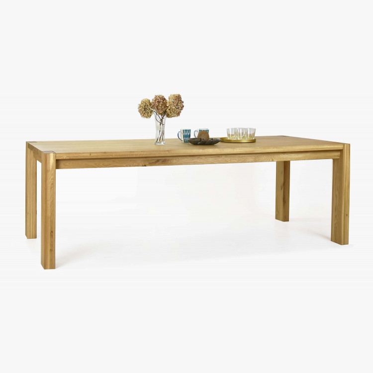 Jídelní stůl pro 10 osob z masivu dub , Zlatko 240 x 100 cm