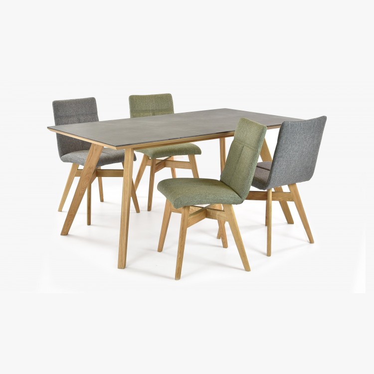 Jídelní židle skandinávský styl, barva zelená Arona , Jídelna- 2