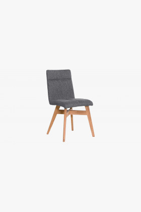 Jídelní židle skandinávský styl, barva šedá  tmavá Alina