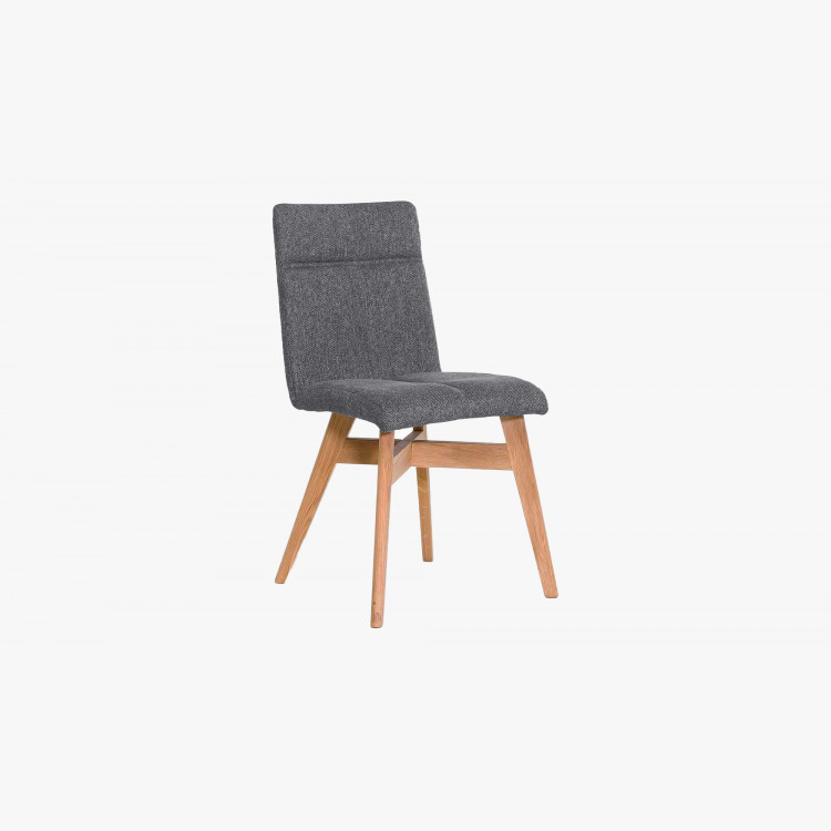 Jídelní židle skandinávský styl, barva šedá  tmavá Arona , Jídelna- 3