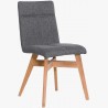 Jídelní židle skandinávský styl, barva šedá  tmavá Arona , Jídelna- 3