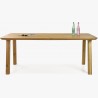 Jídelní stůl z masivu - zaoblené hrany, Tina 160 x 90 cm , Jídelní stoly- 1