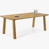 Jídelní stůl z masivu - zaoblené hrany, Tina 160 x 90 cm , Jídelní stoly- 2