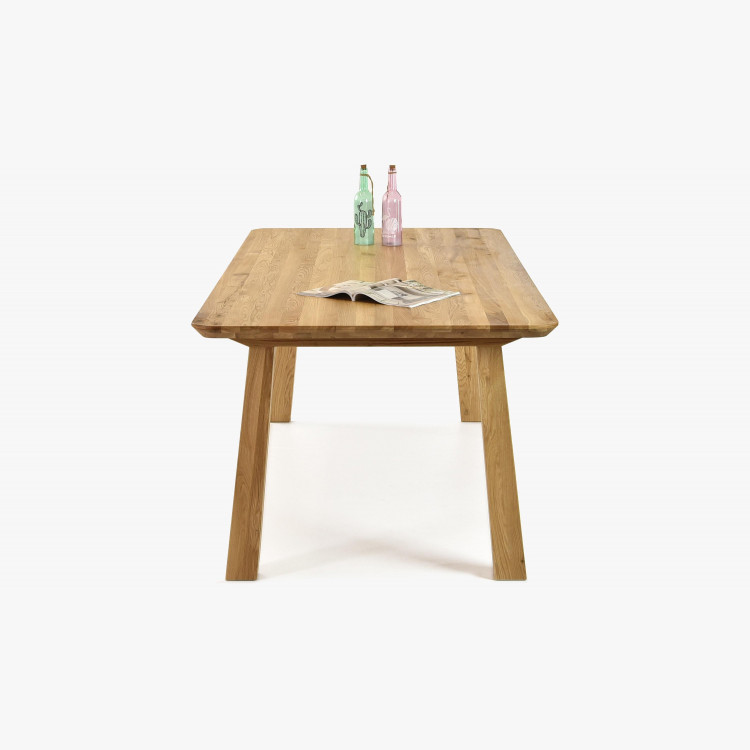 Jídelní stůl z masivu - zaoblené hrany, Tina 160 x 90 cm , Jídelní stoly- 4
