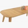 Rozkládací stůl oválný, masiv dub, Otawa Xl , Dubový nábytek- 5