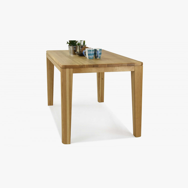 Čalouněné židle Arosa dubové nohy a jídelní stůl dub York