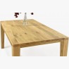 Luxusní jídelní židle Almondo z dubu včetně dubového stolu York pro 4 - 8 lidí , Dubové jídelní sety- 12