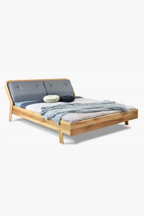 Luxusní dubová postel na nožičkách Milenium