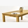 Masivní jídelní stůl dubový, Alexandra 160 x 90 , Dubové jídelní stoly- 7