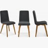 AKCE Židle do kuchyně - antracit , Arosa - Lara Design , Jídelní židle- 5